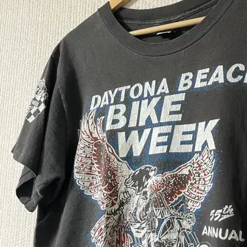 페이드 90s BIKEWEEK 티셔츠 할리 초파 야마다 렌