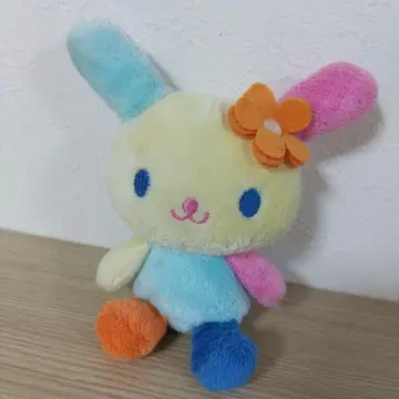 산리오 우사하나 봉제 인형 마스코트 앉은 자세 비즈 2005