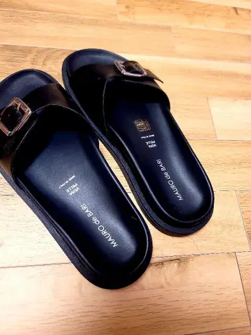 MAURO de BARI 블랙 샌들