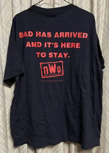 초레어 울프 팩 nWo 티셔츠 블랙