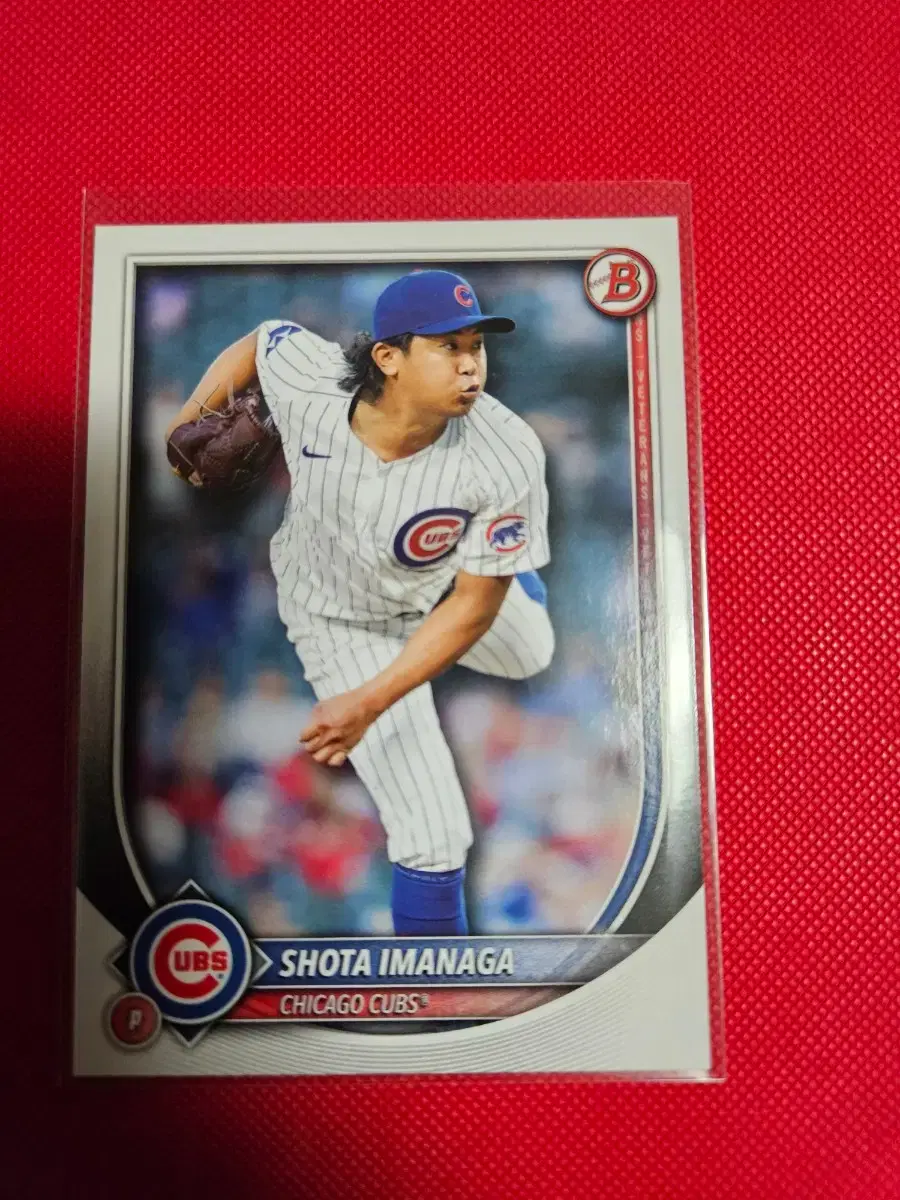 이마나가 쇼타 2025 Bowman base 카드
