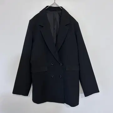 지유 더블 브레스트 테일러드 자켓 비즈니스 오피스 M 사이즈
