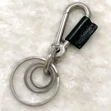 Hender Scheme 카라비너 키링 가죽 블랙