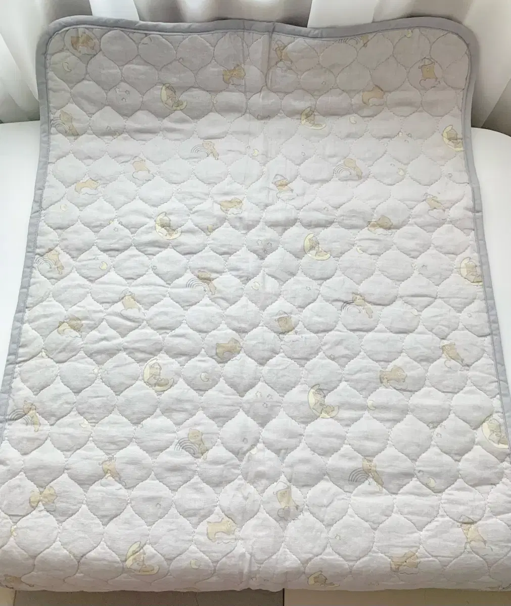 TOPVALU 누빔 밴드 패드 침대 토퍼 60*90cm(새상품)