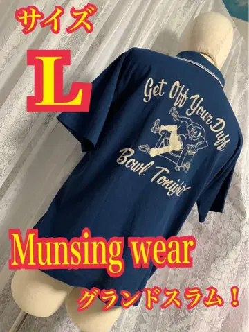 Munsing wear 그랜드 슬램 맨싱웨어 반팔 피케 셔츠 L