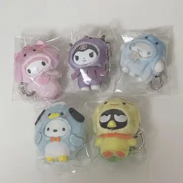 산리오 치비토모 미즈노 이키모노 5종 세트