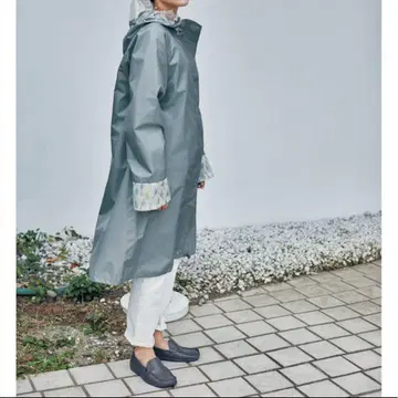 그레이 레인코트 우비 약 100cm 자전거