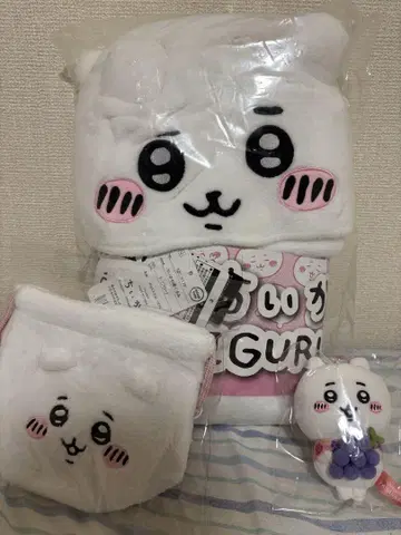 치이카와 (먼작귀) 인형옷 포도 스트랩 페이 파우치 복조리