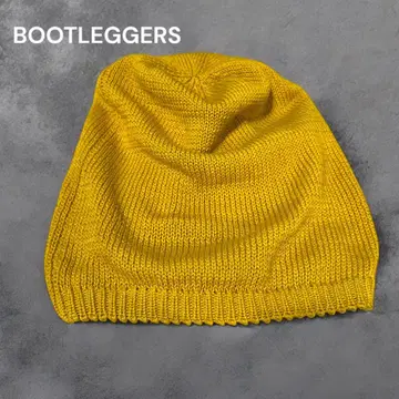 부트 레거스 니트 캡 bootleggers 컨디션 최상 레어 머스타드