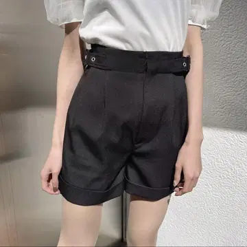 EATME 이토미 더블 벨트 숏 팬츠