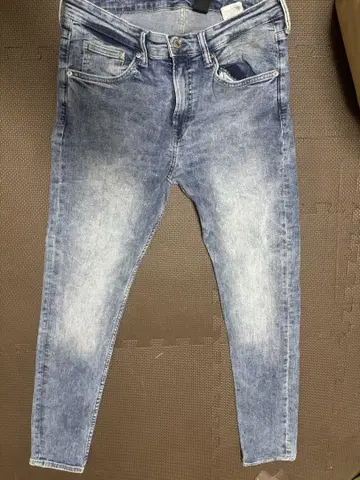 &DENIM 스키니 데님 라이트 블루