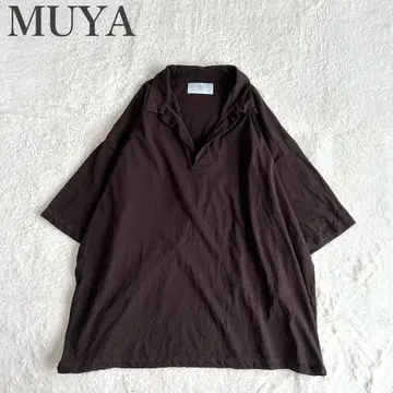 MUYA 무야 새상품급 스키퍼 오버 사이즈 폴로 셔츠 블라우스 사이즈 4