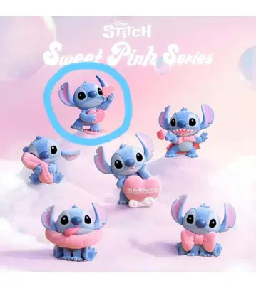 스티치 피규어 52TOYS Sweet Pink Series