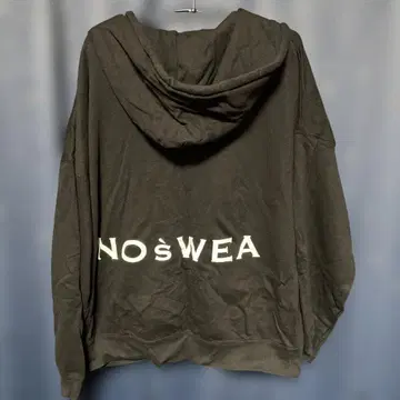 NOsWEA kuroZhoodie_logo W 지퍼 후드 부착 블랙