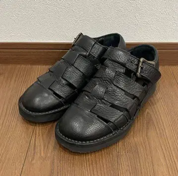 Danner 다너 피톡 구르카 샌들 블랙 블랙 가죽 26cm