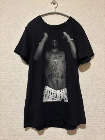 2pac 프린트 티셔츠 L 사이즈