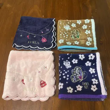 훌라 ANNASUI 손수건 4장 세트