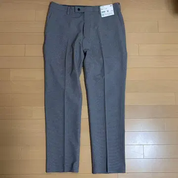미사용 새상품 택 포함 유니클로 감동 팬츠 하운드투스 체크 그레이 88