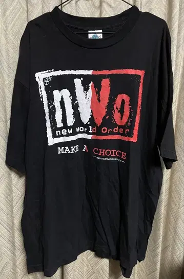레어 nWo 티셔츠 MAKE A CHOICE