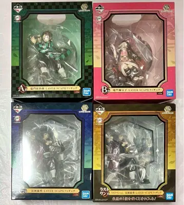 제일복권 귀멸의 칼날 LAYER SCAPE 피규어 묶음 판매
