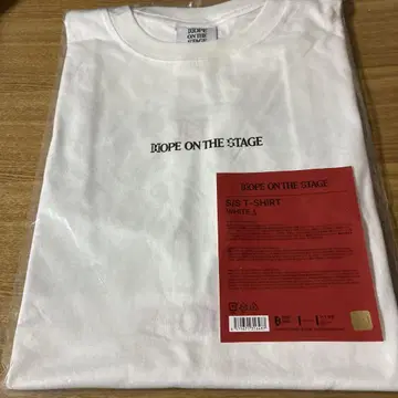 HOPE ON THE STAGE S/S T-SHIRT 화이트 L(미개봉)