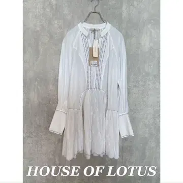 HOUSE OF LOTUS 자수 튜닉 원피스
