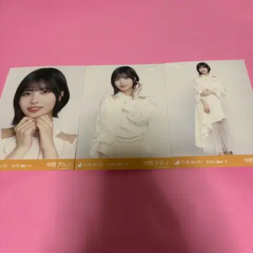 노기자카46 나카니시 아루노 브로마이드 빅 보타이 블라우스 컴프