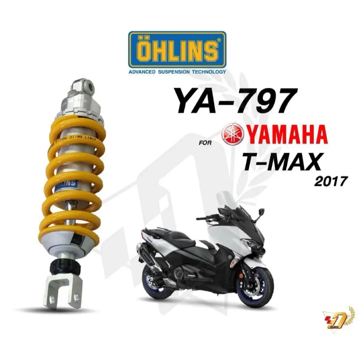 TMAX 티맥스 Tmax 530 560 Ohlins Shock Absorber YA-797 Genuine
