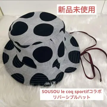 미사용 새상품 SOUSOU 르꼬끄 콜라보 리버서블 햇