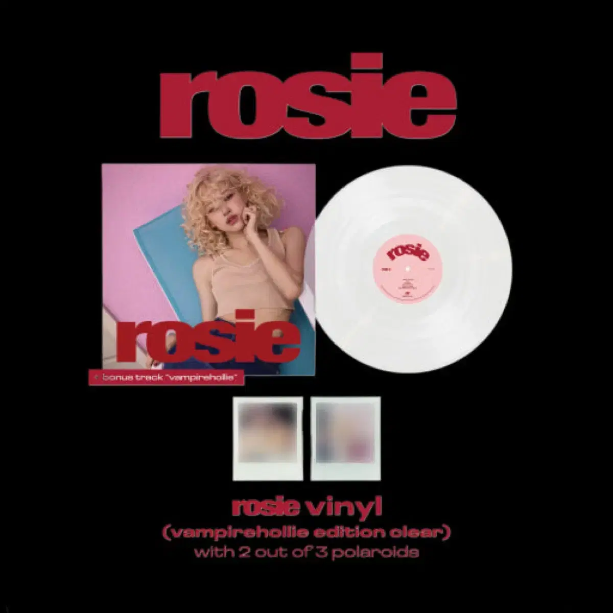 rose rosie lp clear sealed
