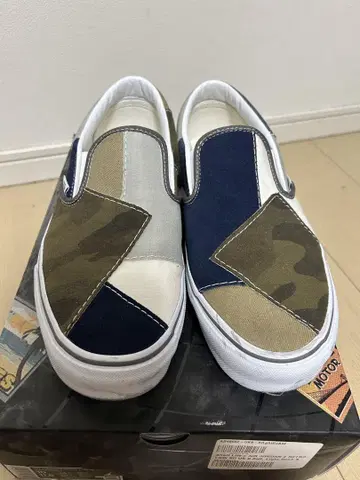 VANS SLIP-ON "카모플라주 & 패치"