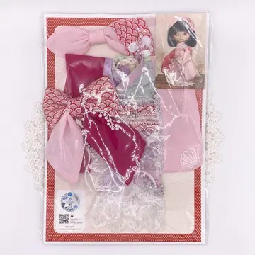 네오 브라이스 작가님 아웃핏 머메이드 유카타 핑크