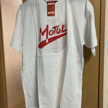 MOTUL 로고 티셔츠 L 사이즈 화이트