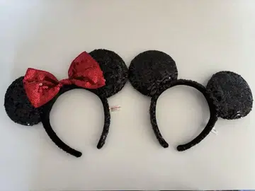 미키 미니 머리띠 2개 세트
