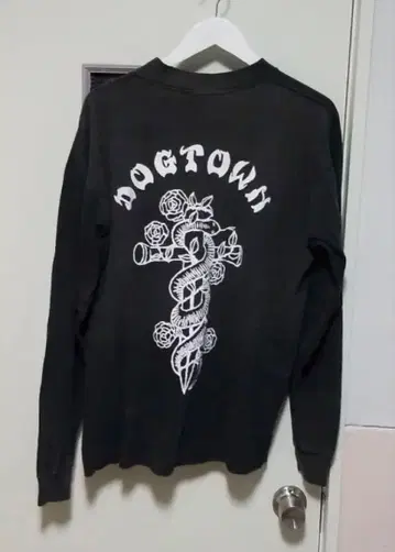 80년대~90년대 도그타운 DOGTOWN 롱 T 셔츠 사이즈 표기 불명