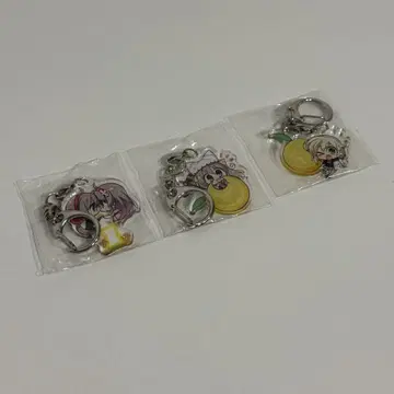 사노바위치 유자 소프트 샵 한정 키링 3개 세트 시바 쓰무기 카야 와카