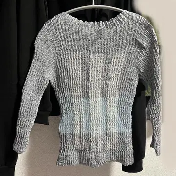 PEPLUM 페플럼 요시키히시누마 티셔츠 블루 긴팔 패턴