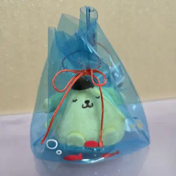 폼폼푸딩 포장마차 마스코트 금붕어 잡기 산리오 봉제 인형 금붕어