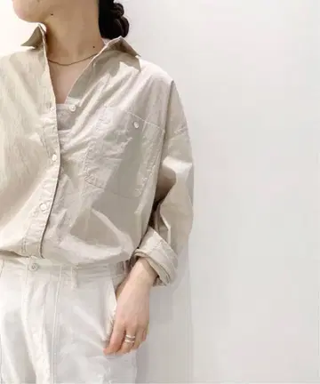 plage 아마 mix wash 셔츠