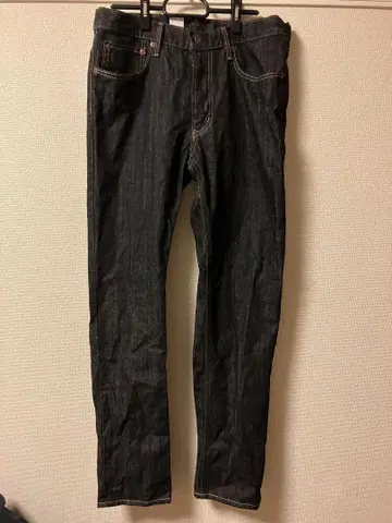 에드윈 데님 새상품 허리 83cm 소가죽 택