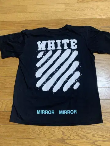 부트레그 상품 오프 화이트 블랙 티셔츠 XL