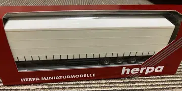 herpa 미니어처 트레일러 화이트 1/87