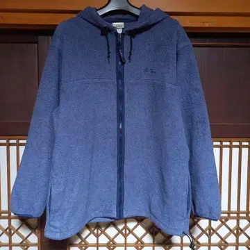 플리스 후드티 L.L.Bean 네이비