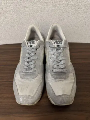 아틀란틱 스타스 실버 라메 스니커즈 레어 28cm