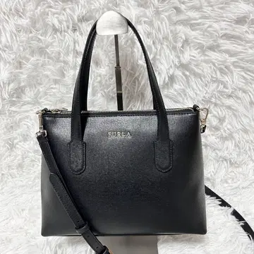 새상품급 FURLA 2way 숄더백 핸드백 사피아노 가죽