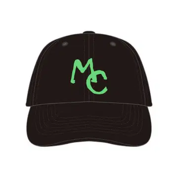 모리타카 치사토 MC 로고가 들어간 블랙 캡