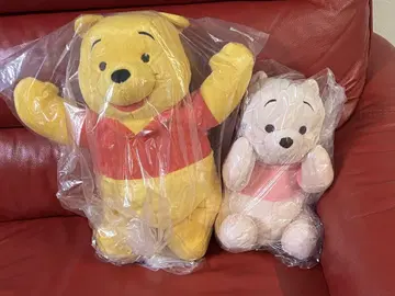 푸우 봉제 인형 2개 세트