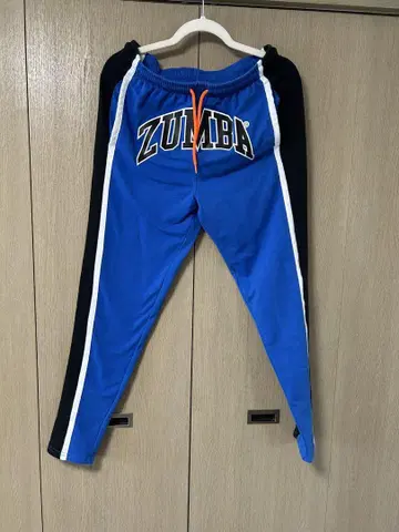 ZUMBA 스웨트 팬츠 파랑 블랙 M