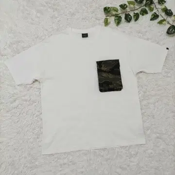 ALPHA INDUSTRIES 반팔 헤비 웨이트 티셔츠 XL 화이트
