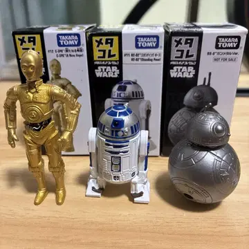 타카라 토미 메타콜레 C-3PO R2-D2 BB-8